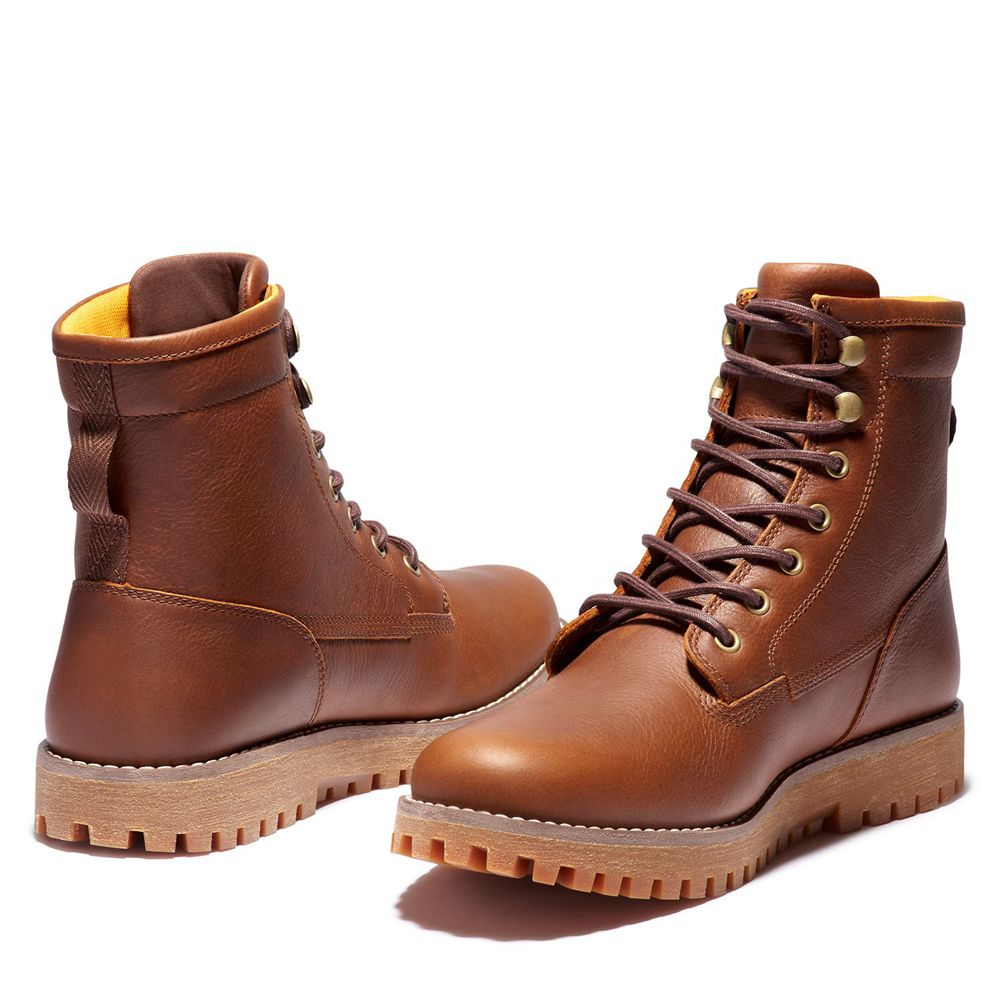 Botas de Nieve Timberland Hombre Jackson\'s Landing Waterproof Marrones - Chile ZRN-750893